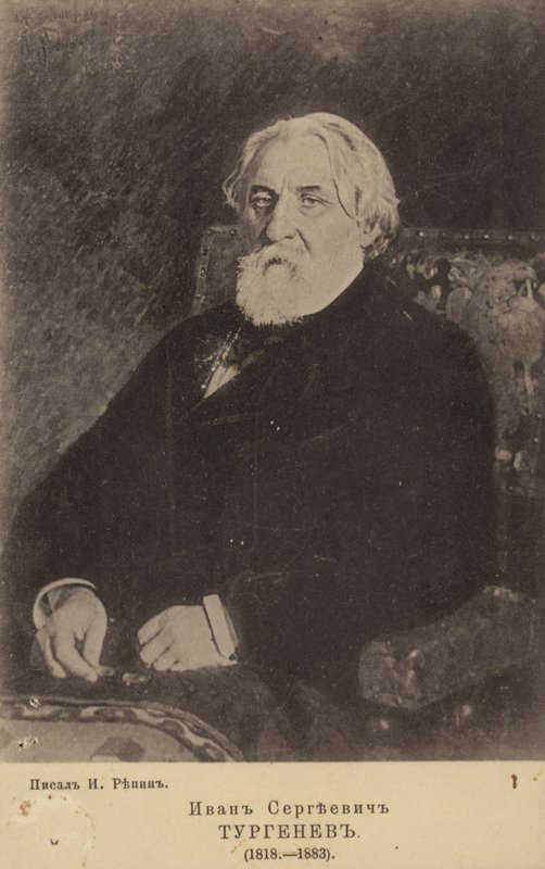 Ivan Turgenev, rysk romanförfattare, novellförfattare och dramatiker av Ilya Efimovich Repin