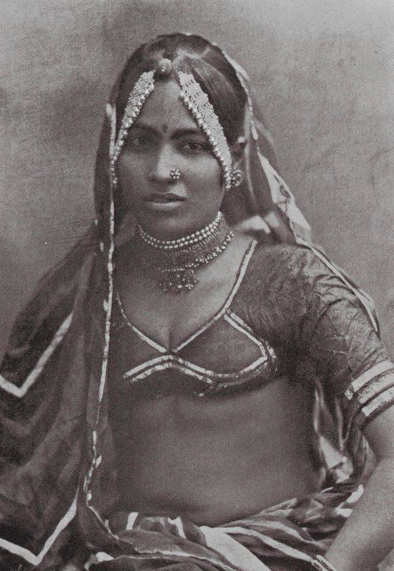 Bombay / Mumbai: En Marwar Lady (svartvitt foto) av Indian photographer