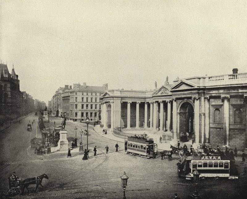Bank of Ireland, tidigare Parliament House, Dublin (s/v foto) av Irish Photographer