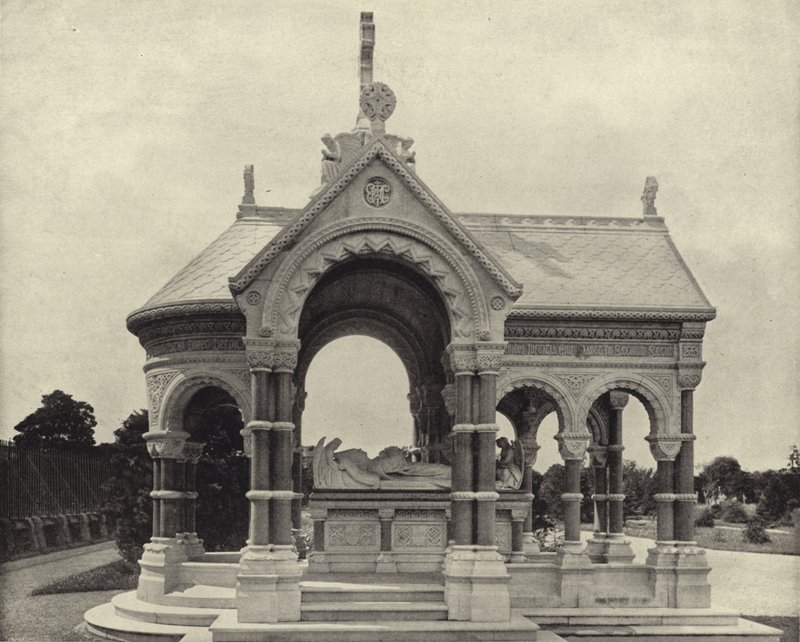 Kardinal McCabes monument, Glasnevin (s/v foto) av Irish Photographer