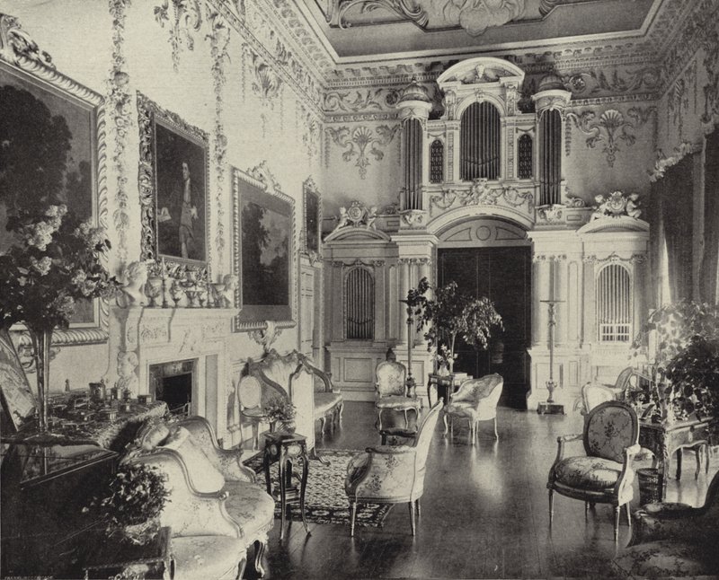 Drawing Room, Carton House, Co. Kildare (s/v foto) av Irish Photographer