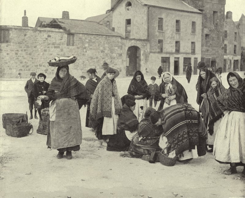 Fishmarket, Galway (s/v foto) av Irish Photographer