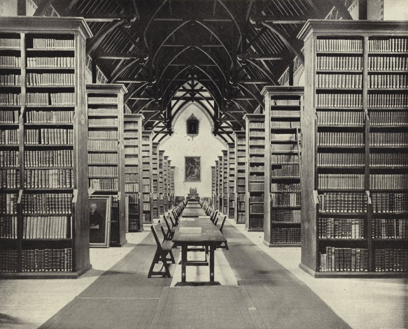 The Library, Maynooth College (s/v foto) av Irish Photographer