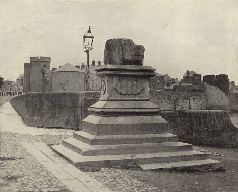 The Treaty Stone, Limerick (s/v foto) av Irish Photographer