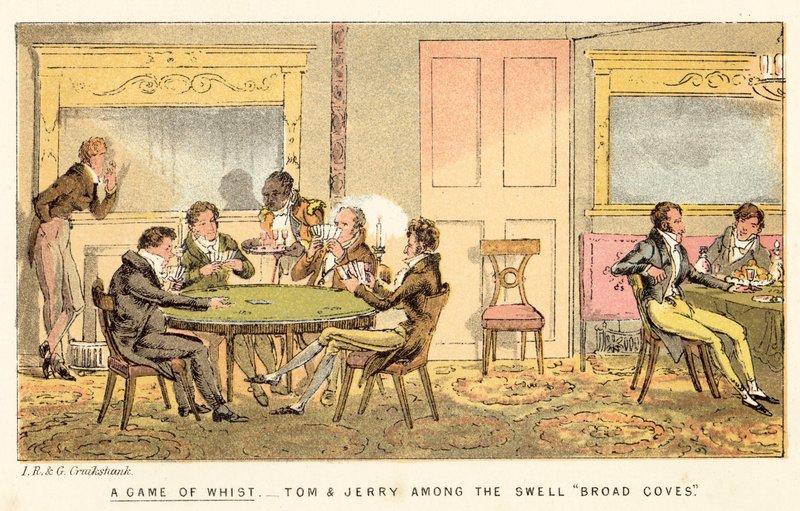 A Game of Whist av Isaac, Robert and George Cruikshank