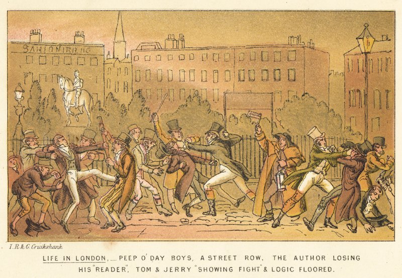 Livet i London av Isaac, Robert and George Cruikshank