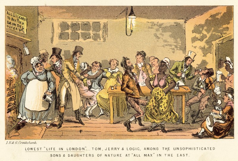 Lägsta liv i London av Isaac, Robert and George Cruikshank