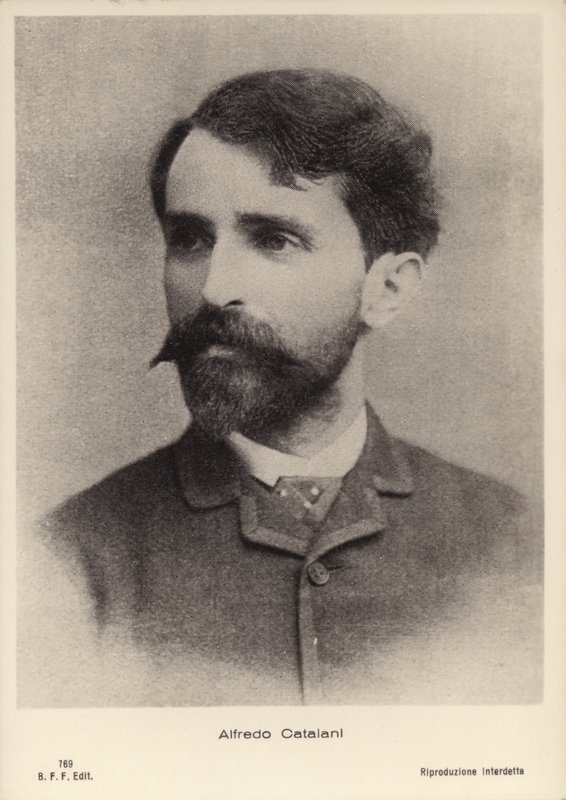 Alfredo Catalani, italiensk operakompositör (1854-1893) av Italian Photographer