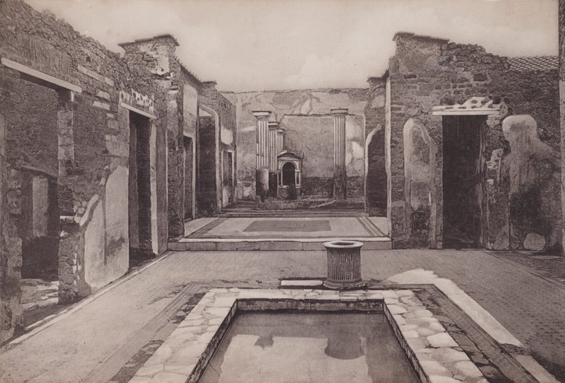 Casa Del Poeta Tragico, House of the Tragic Poet (s/v foto) av Italian Photographer