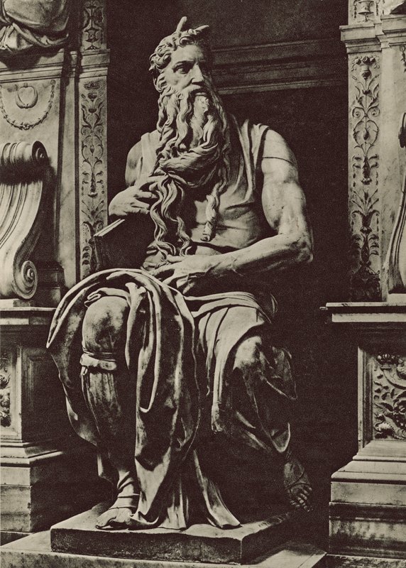 Kyrkan S Pietro in Vincoli, Moses av Michelangelo av Italian Photographer