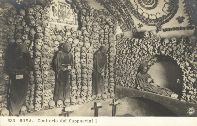 Cemetery of God Cappuccini (s/v foto) av Italian Photographer