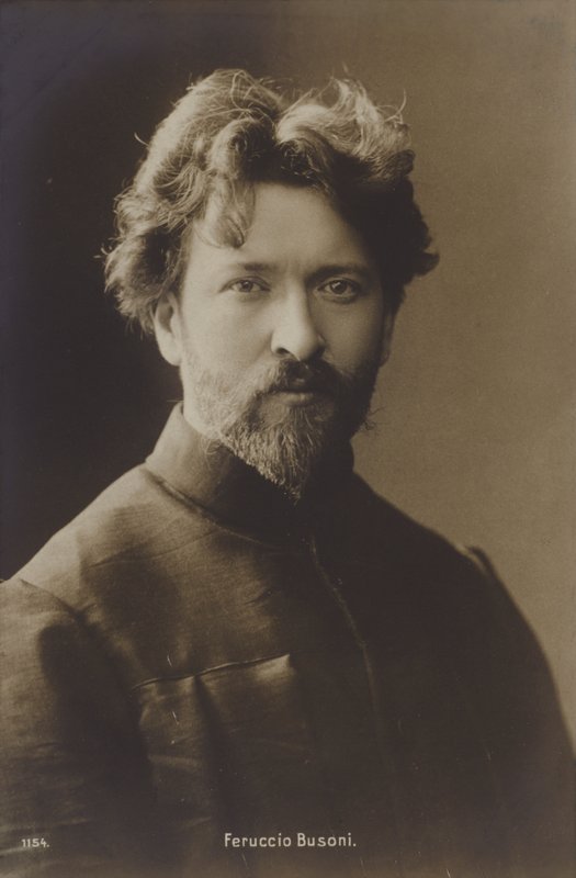 Feruccio Busoni, italiensk kompositör och pianist av Italian Photographer