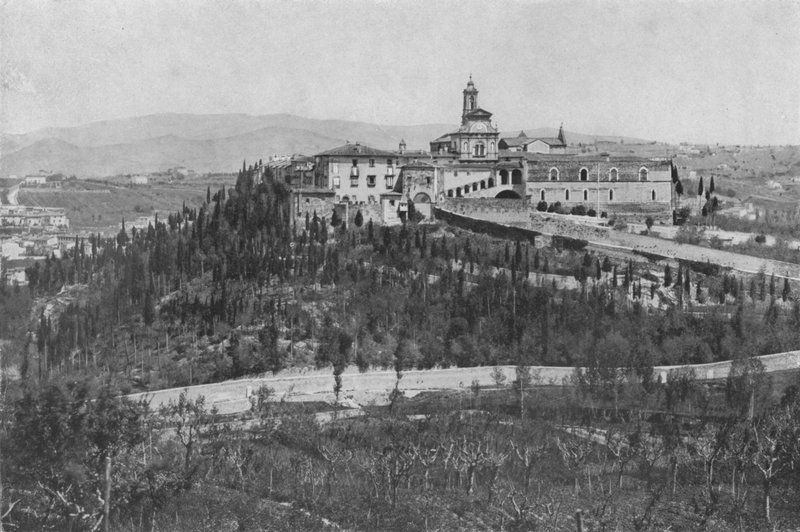Florens, Omgivningar, Panorama av Certosa-klostret (s/v foto) av Italian Photographer