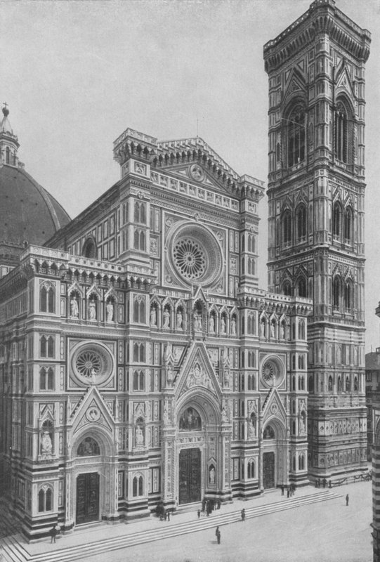 Florens, Duomo och Campanile av Italian Photographer