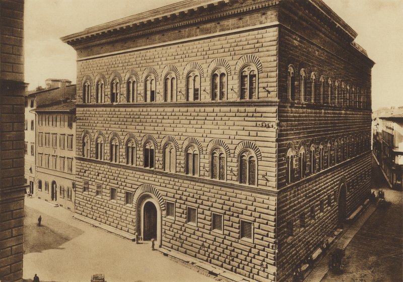 Firenze / Florens: Palazzo Strozzi (s/v foto) av Italian Photographer