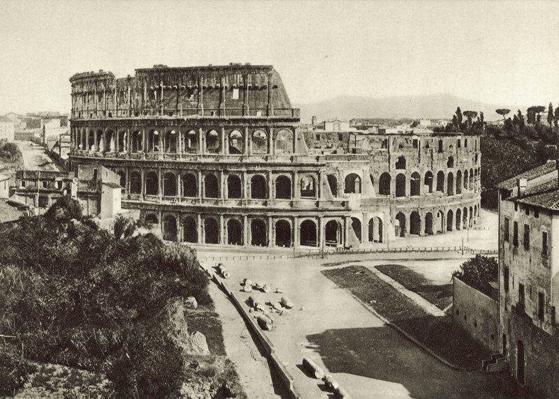 Flavian Amphitheater eller Colosseum av Italian Photographer
