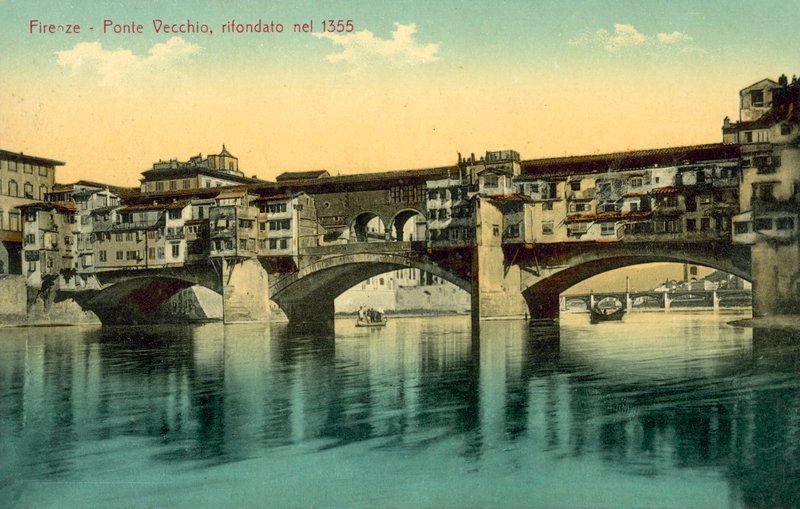 Florens, Ponte Vecchio av Italian Photographer