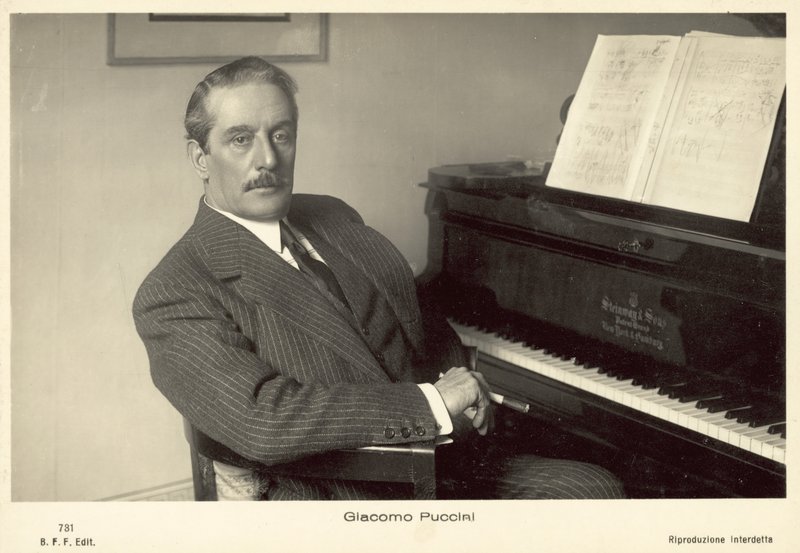 Giacomo Puccini (s/v foto) av Italian Photographer