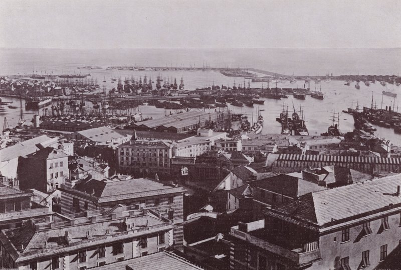 Italien: Genua, panorama (s/v foto) av Italian Photographer