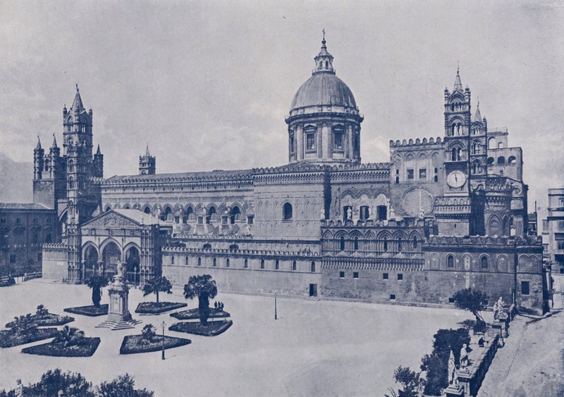 Italien: Palermo, katedralen (s/v foto) av Italian Photographer