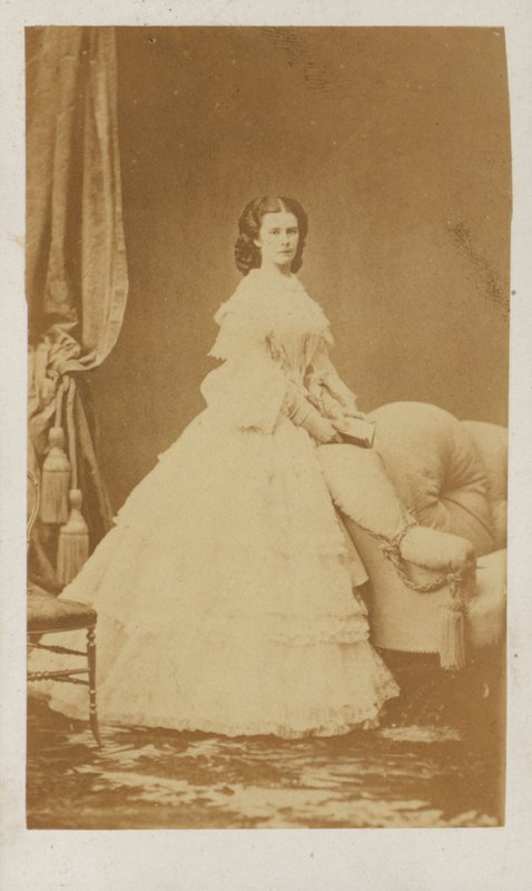 Maria Sophie av Bayern, drottning gemål av Francis II, kung av de två Sicilierna (s/v foto) av Italian Photographer
