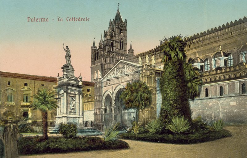 Metropolitan Cathedral of the Assumption of Virgin Mary, Palermo, Sicilien av Italian Photographer