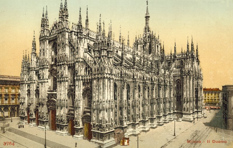Milano, Italien, katedralen av Italian Photographer