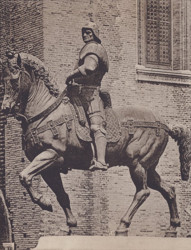 Monument till Colleoni (s/v foto) av Italian Photographer