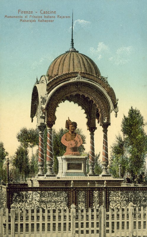 Indiskt monument, Parco Delle Cascine, Florens (färgfoto) av Italian Photographer