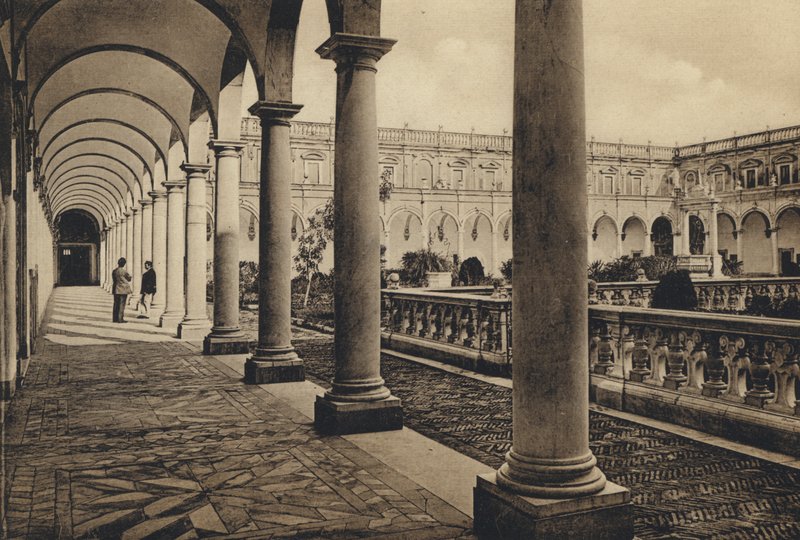 Neapel: Chiostro Di S Martino (s/v foto) av Italian Photographer