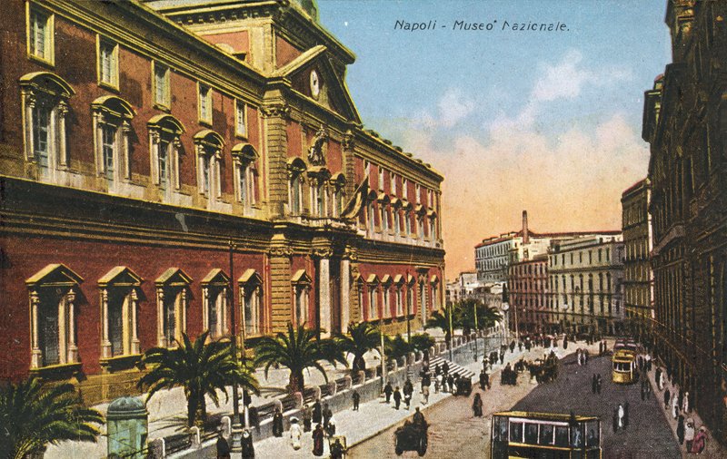 Neapel, Italien, Nationalmuseet av Italian Photographer
