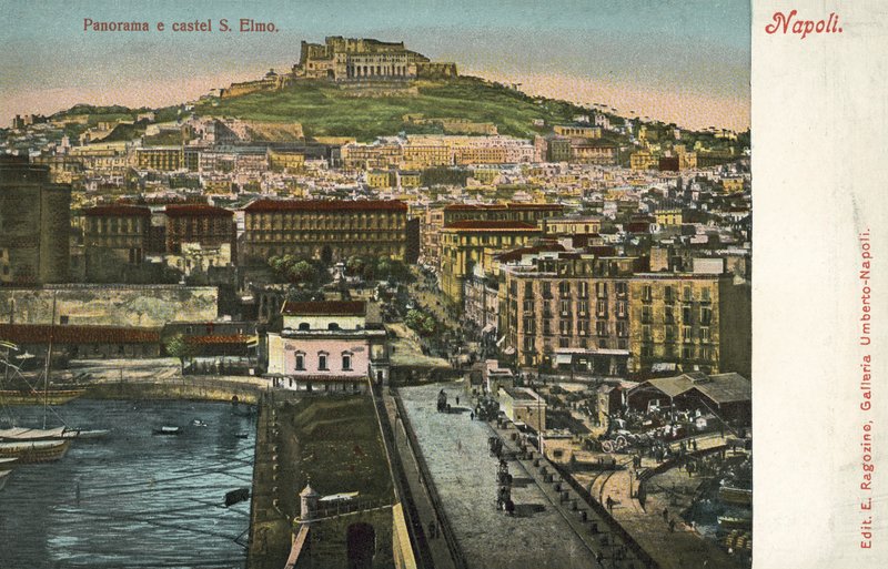 Neapel, Italien, Panorama, Castel S Elmo av Italian Photographer