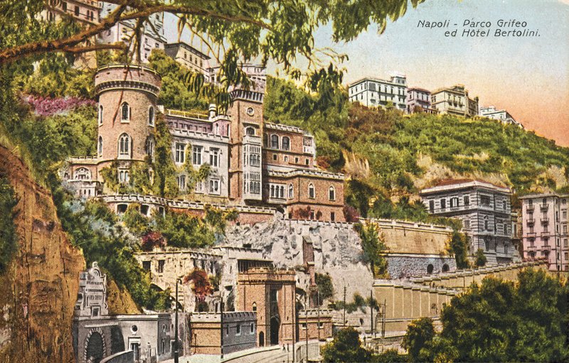 Neapel, Italien, Grifeo Park, Hotel Bertolini av Italian Photographer
