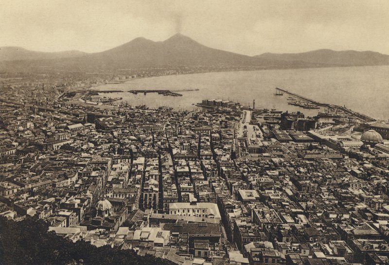 Neapel: Panorama Da S Martino (s/v foto) av Italian Photographer