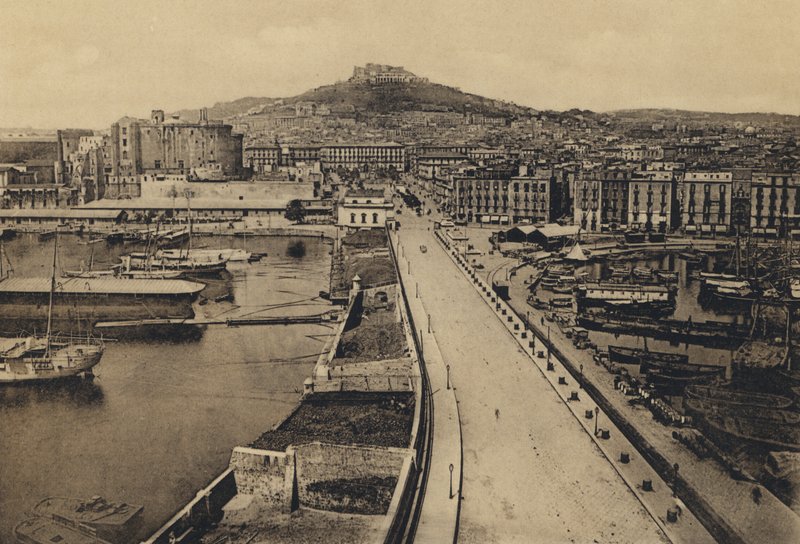 Neapel: Panorama Dal Mare (s/v foto) av Italian Photographer