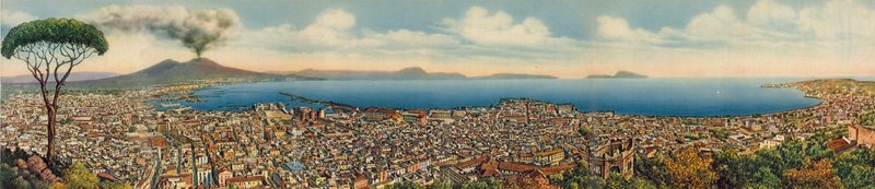 Napoli / Neapel: Panorama Generale (foto i färg) av Italian Photographer