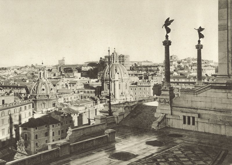 Panorama från monumentet till Victor Emanuel av Italian Photographer