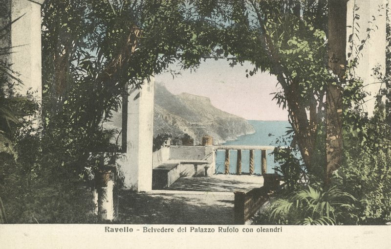 Ravello, Italien, Belvedere av Palazzo Rufolo av Italian Photographer