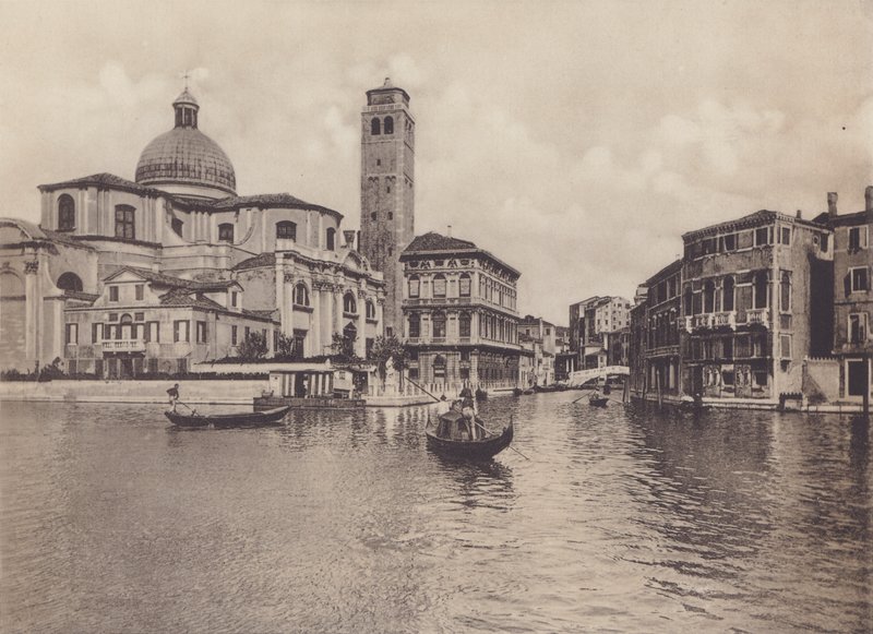 Rio Cannareggio och Palazzo Labia (s/v foto) av Italian Photographer