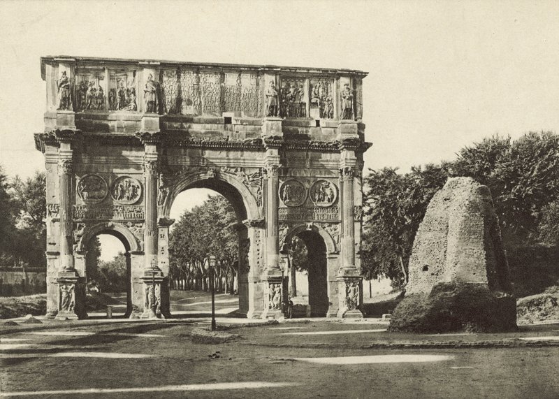 Forum Romanum, Konstantins båge av Italian Photographer