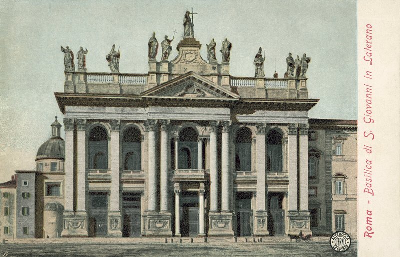 Rom, Italien, Basilica of S Giovanni in Laterano av Italian Photographer