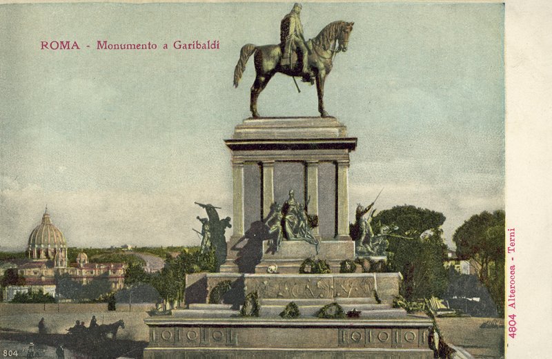 Rom, Italien, Garibaldi monument av Italian Photographer
