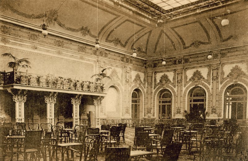 San Remo, Casino Municipale, Winter Garden (s/v foto) av Italian Photographer