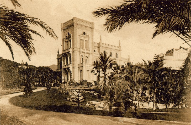 San Remo, Marsaglia slott (s/v foto) av Italian Photographer