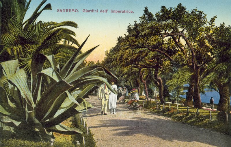 San Remo, Italien, Giardini Del Imperatrice av Italian Photographer