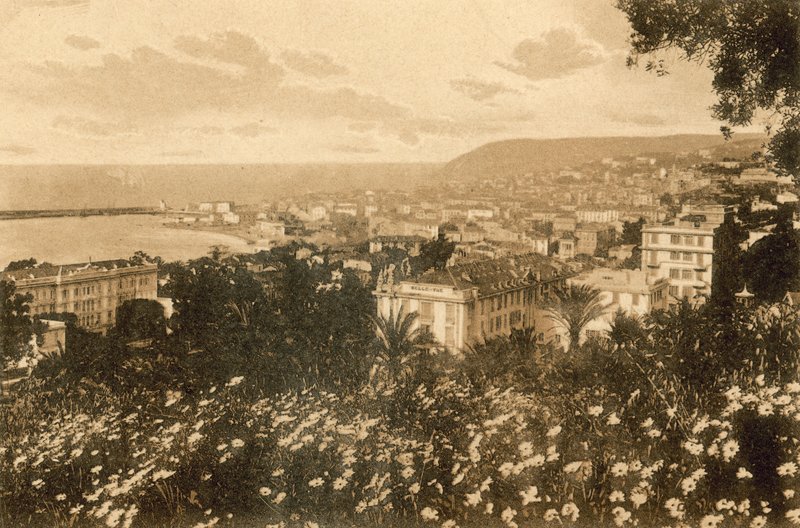 San Remo, Panorama från öster (s/v foto) av Italian Photographer
