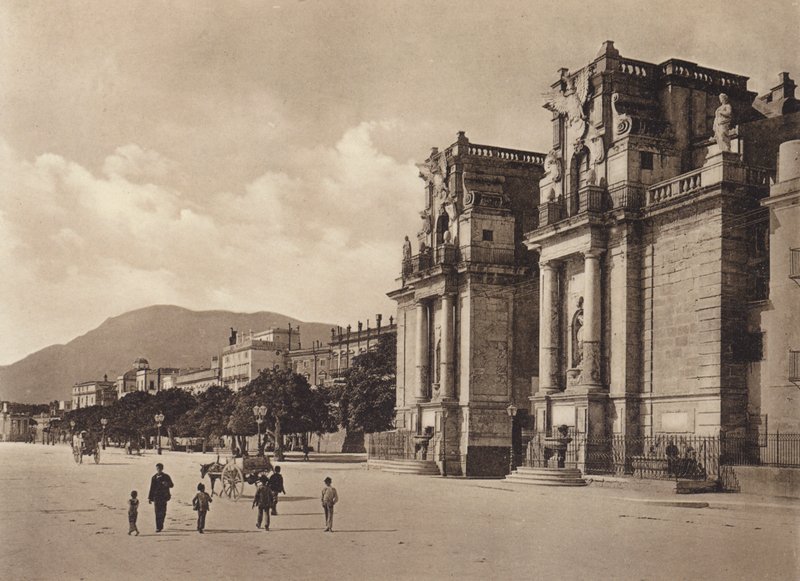 Sicilia / Sicilien: Porta Felice (svartvitt foto) av Italian Photographer