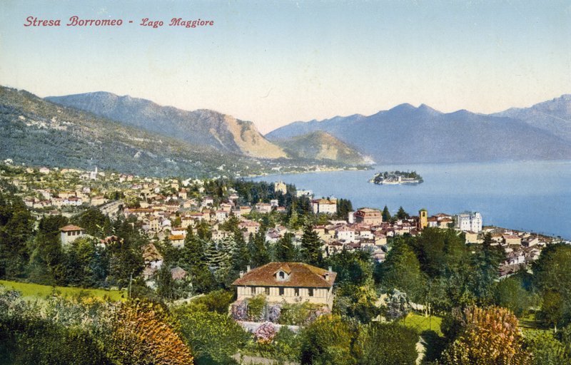 Streso Borromeo, Lago Maggiore (färgfoto) av Italian Photographer