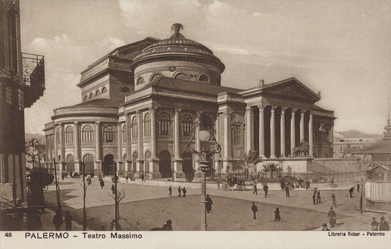 Massimo Theatre, Palermo, Sicilien av Italian Photographer