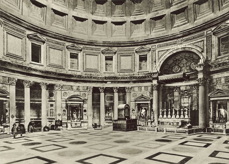 Pantheon, inuti av Italian Photographer